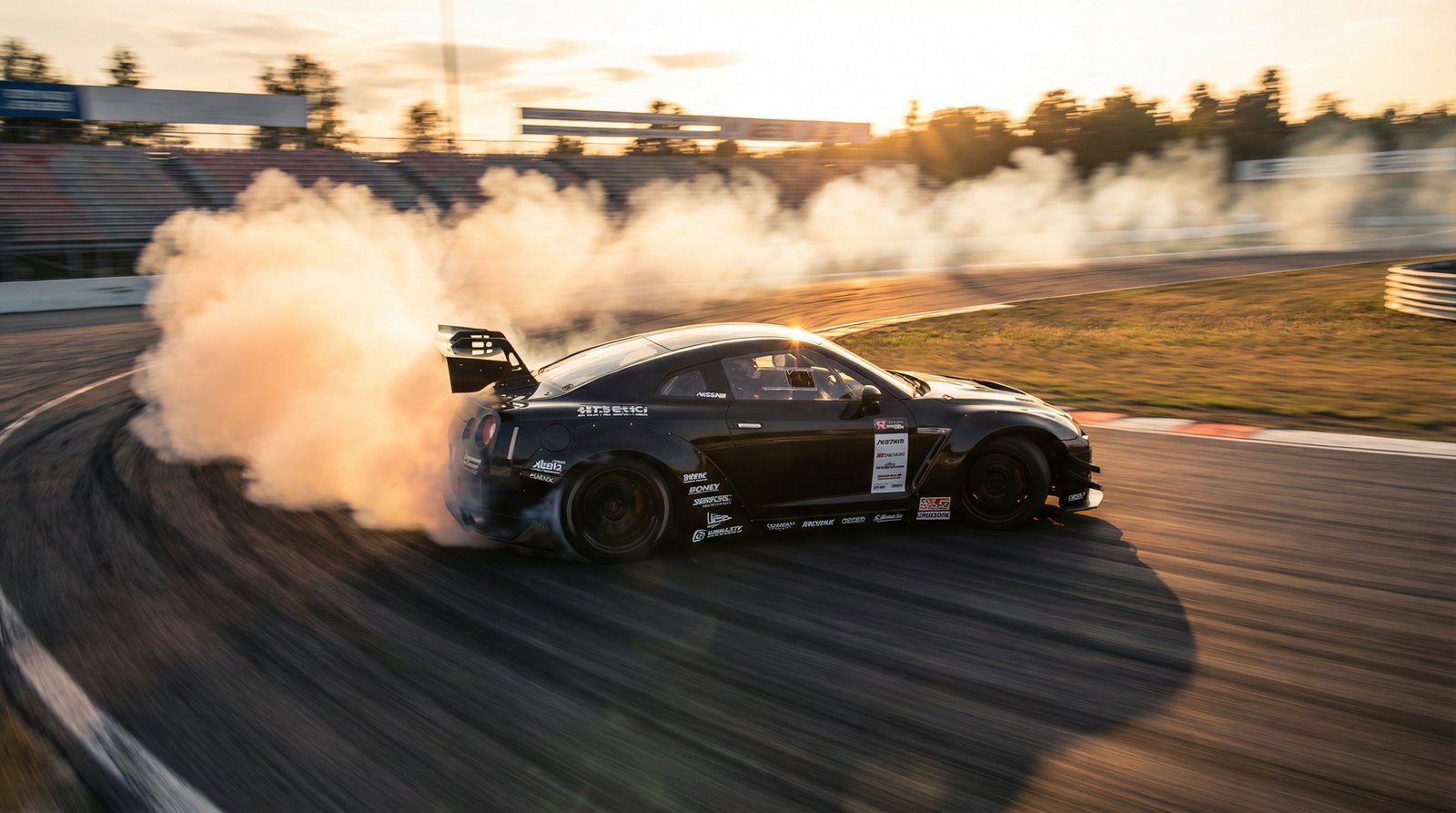 精神小妹赛道漂移视频演示